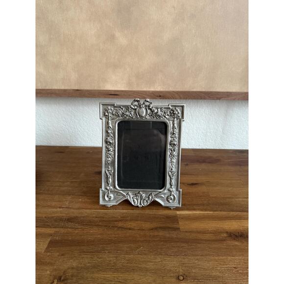 Vintage Pewter Frame Ornate - Picture 1 of 5